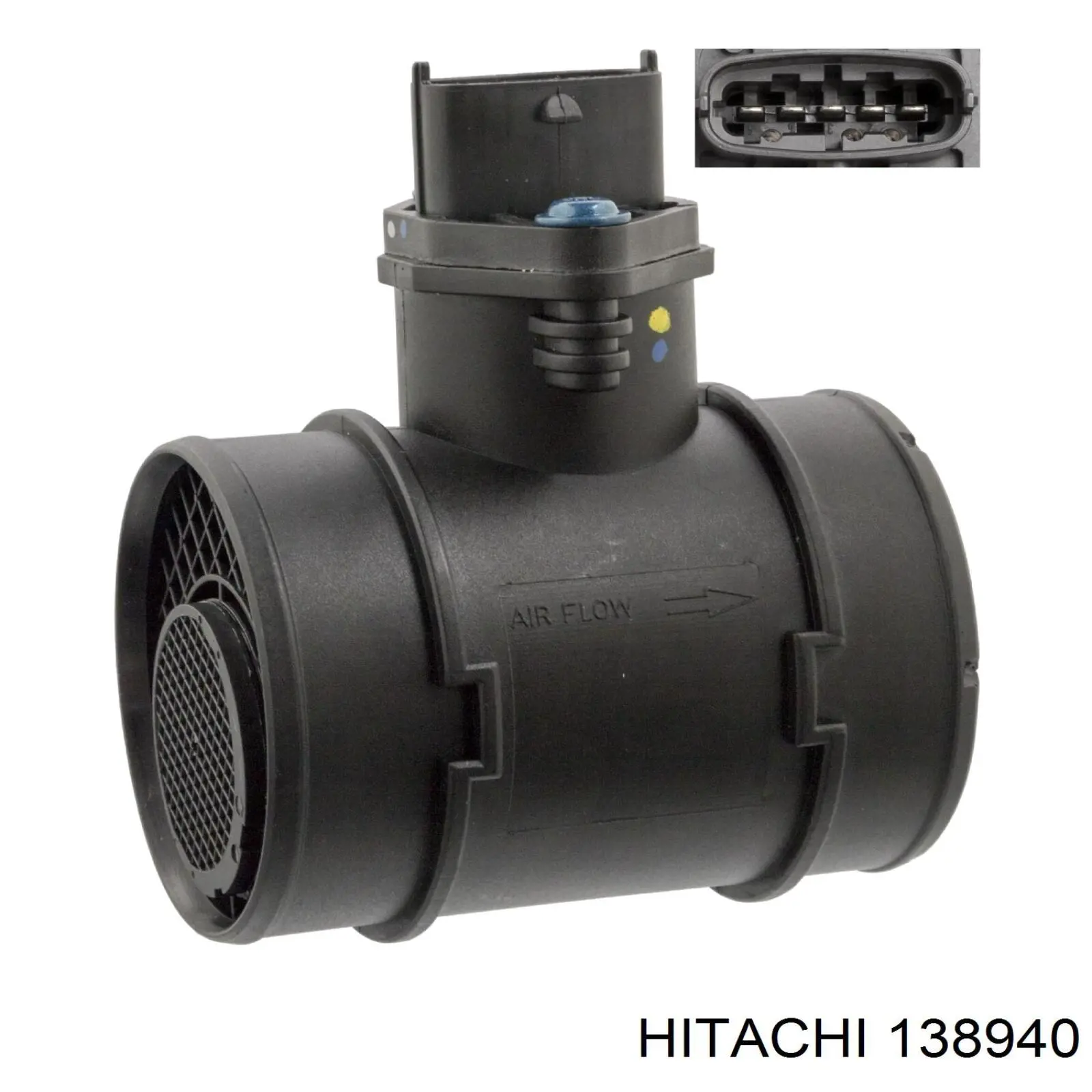 138940 Hitachi sensor de flujo de aire/medidor de flujo (flujo de aire masibo)