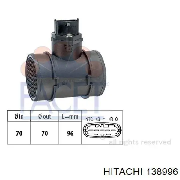 558077 ERA Sensor de flujo de aire