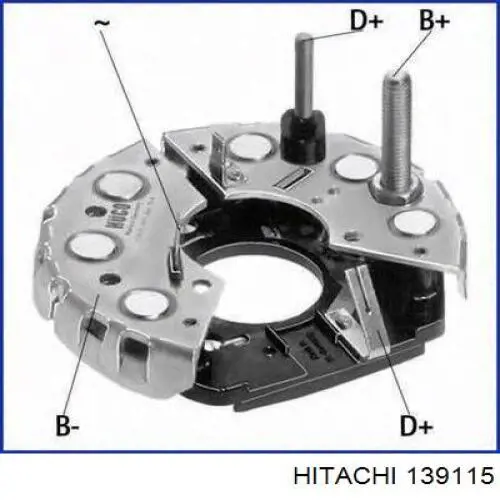 139115 Hitachi puente de diodos, alternador