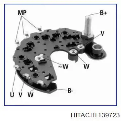 139723 Hitachi puente de diodos, alternador