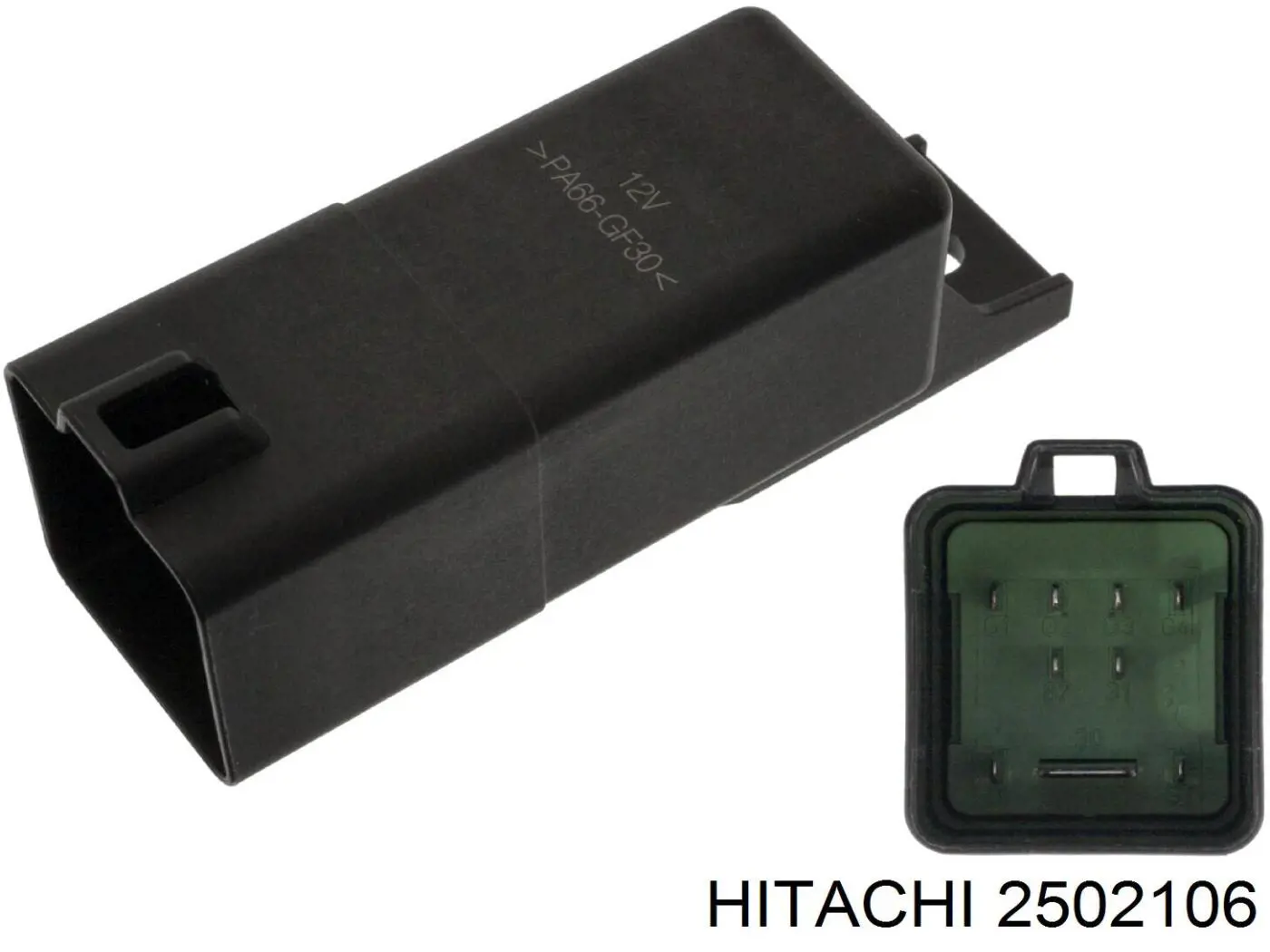 2502106 Hitachi relé de precalentamiento