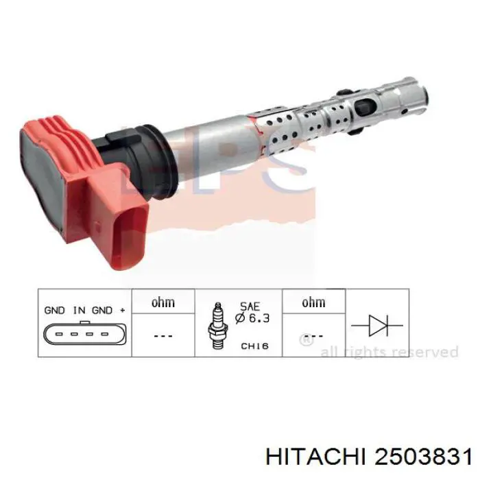 2503831 Hitachi bobina