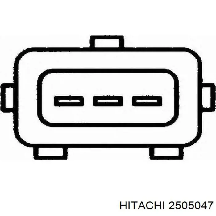 2505047 Hitachi sensor de flujo de aire/medidor de flujo (flujo de aire masibo)