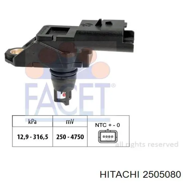 Comprar 00001920QV Peugeot/Citroen Sensor de masa de aire