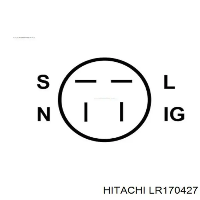 Lr170-427 Hitachi alternador