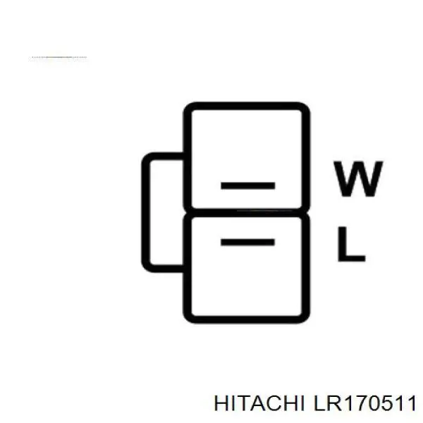 LR170511 Hitachi alternador