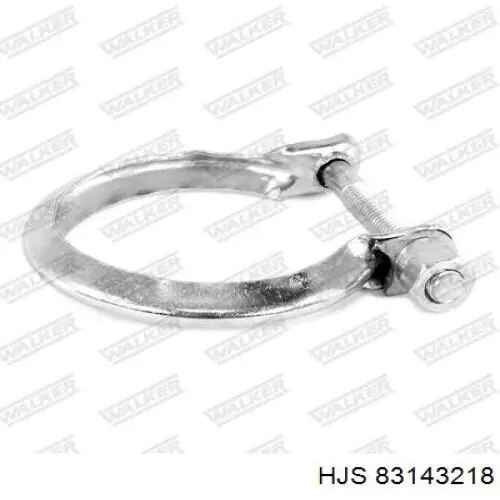 Abrazadera de silenciador delantera Opel 860151