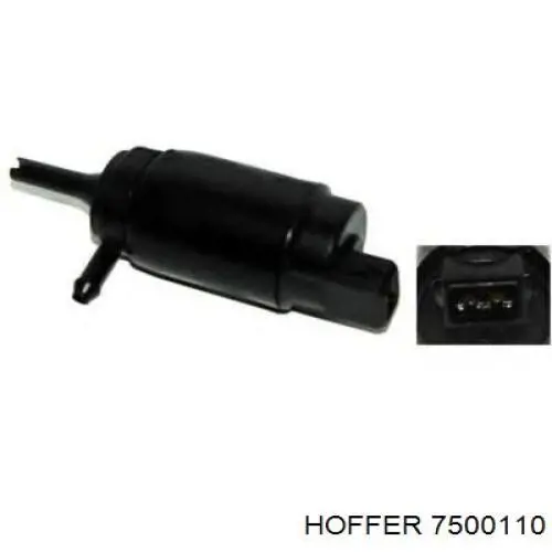 Bomba de agua limpiaparabrisas, delantera 71730139 Fiat/Alfa/Lancia