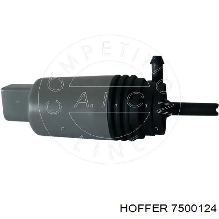 Bomba de agua limpiaparabrisas, delantera Hoffer 7500124 precio, desde 10,77 EUR
