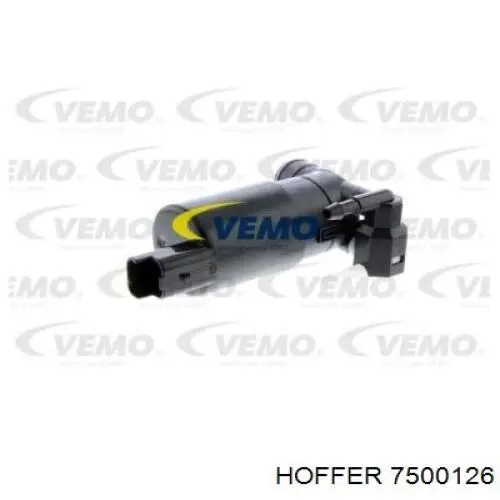 Bomba de limpiaparabrisas delantera Hoffer 7500126