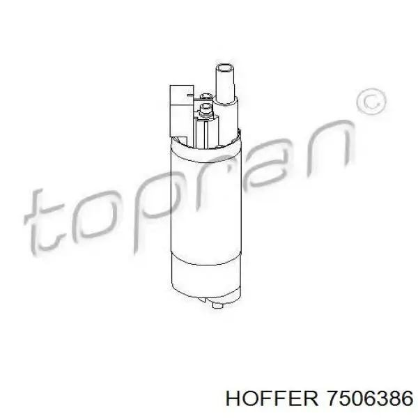 Elemento de turbina de la bomba de combustible Hoffer 7506386