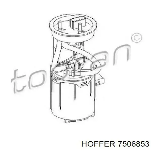 Bomba de combustible Hoffer 7506853