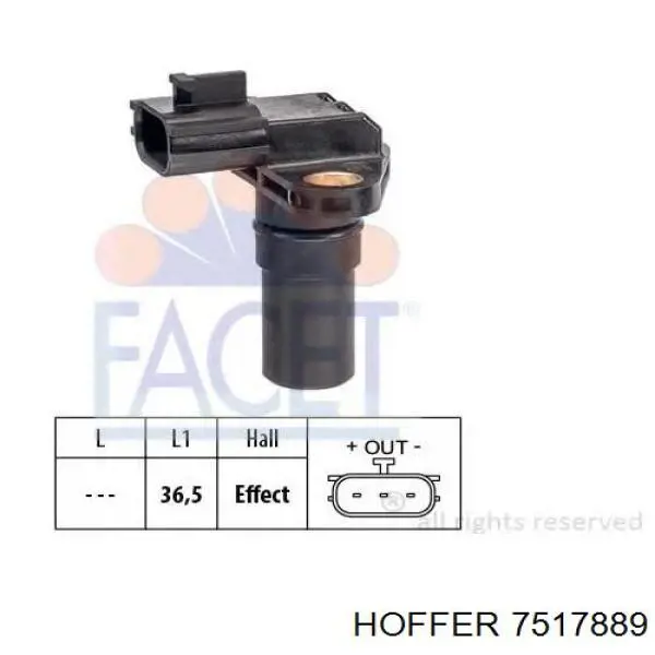 7517889 Hoffer sensor de velocidad