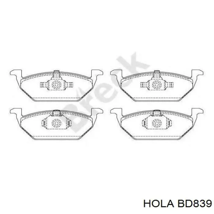 Pastillas de freno delanteras Seat Ibiza 5 KJ1, KJG