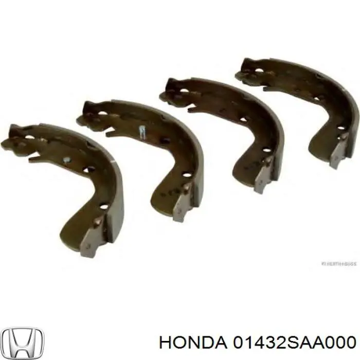 01432SAA000 Honda zapatas de frenos de tambor traseras