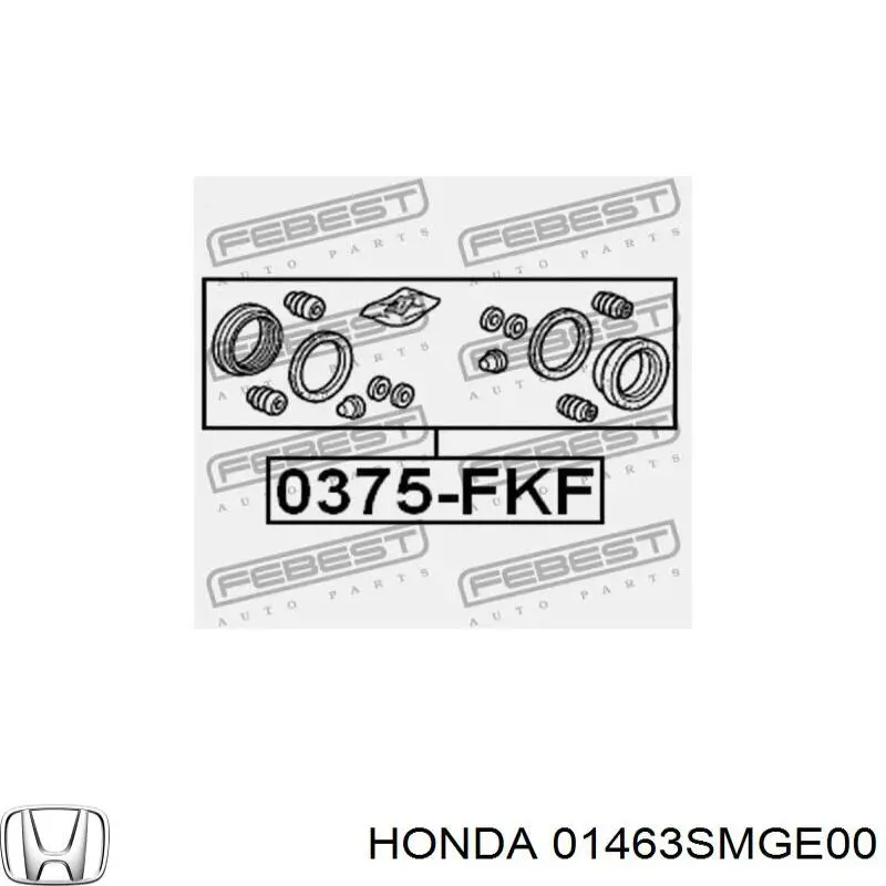 01463SMGE00 Honda juego de reparación, pinza de freno delantero