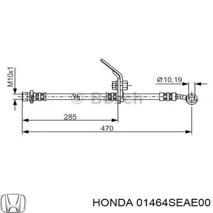 Latiguillos de freno delantero Honda 01464SEAE00 precio, desde 16,20 EUR