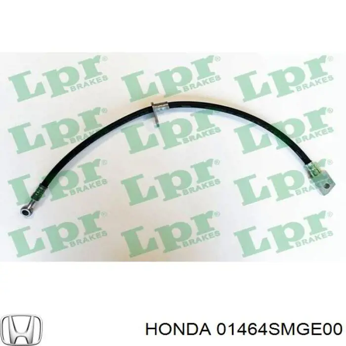 01464SMGE00 Honda tubo flexible de frenos delantero derecho