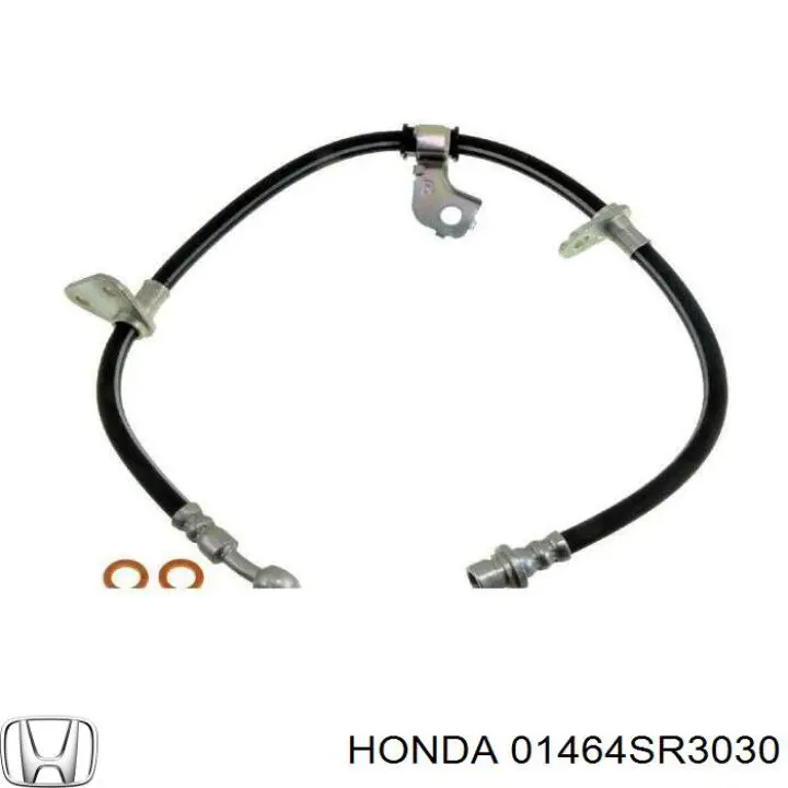 01464SR3030 Honda tubo flexible de frenos delantero derecho