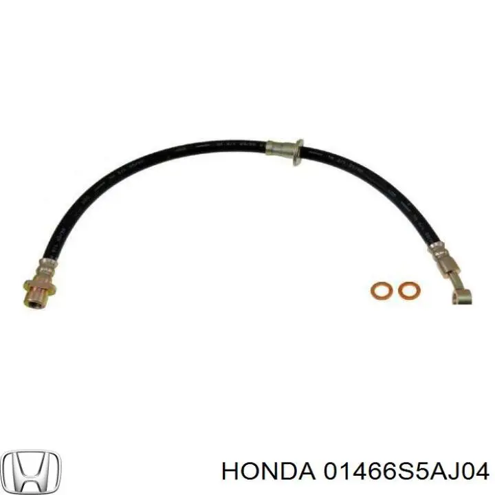 Tubo flexible de frenos trasero derecho para Honda Civic (EM)