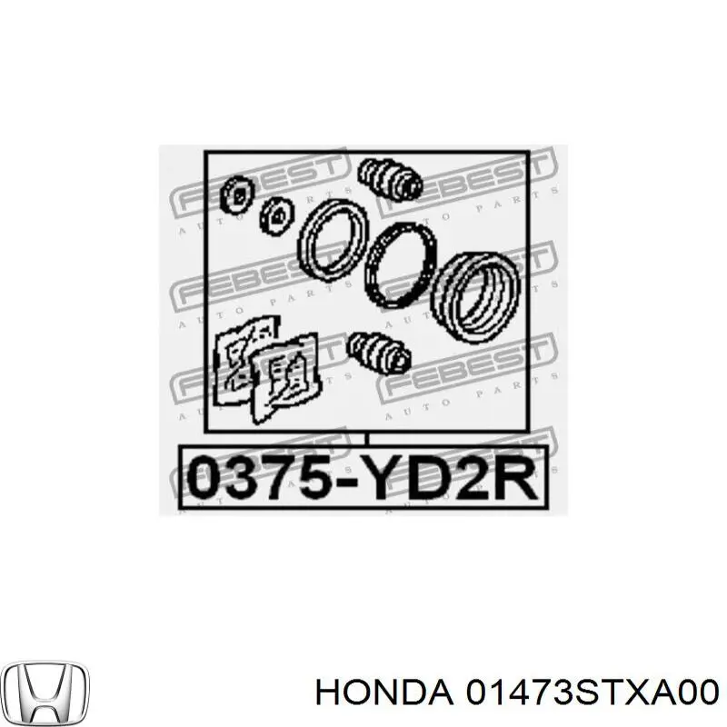 01473STXA00 Honda juego de reparación, pinza de freno trasero