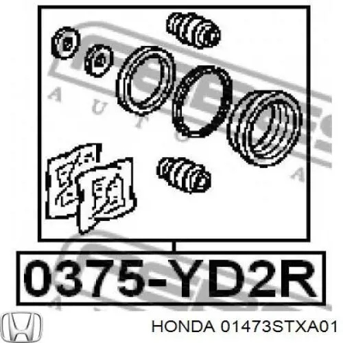 Comprar 01473STXA01 Honda Juego de reparación, pinza de freno trasero