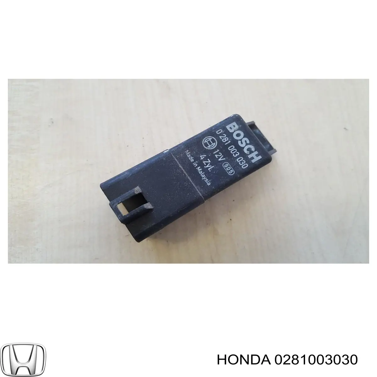 Relé de los calentadores 0281003030 Honda