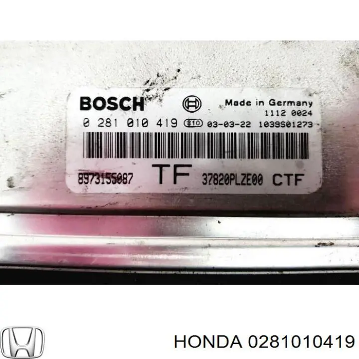 ECU 0281010419 Honda