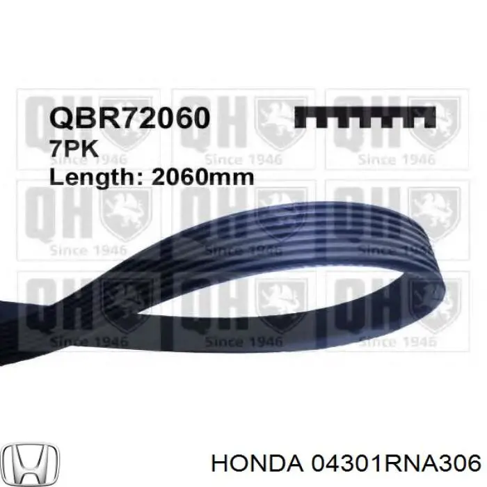 Comprar 04301RNA306 Honda Correa trapezoidal