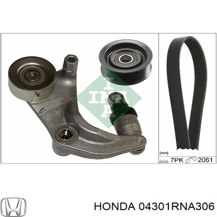 Correa de transmisión trapezoidal Honda 04301RNA306 precio, desde 29,71 EUR