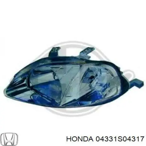 Faro derecho para Honda Civic (MB, MC)