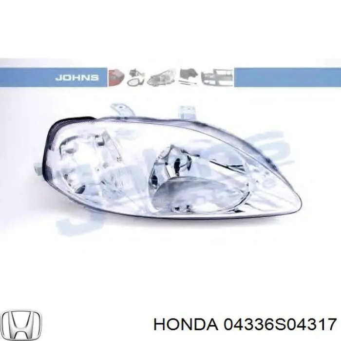 Faro izquierdo para Honda Civic (EJ9, EK3/4)