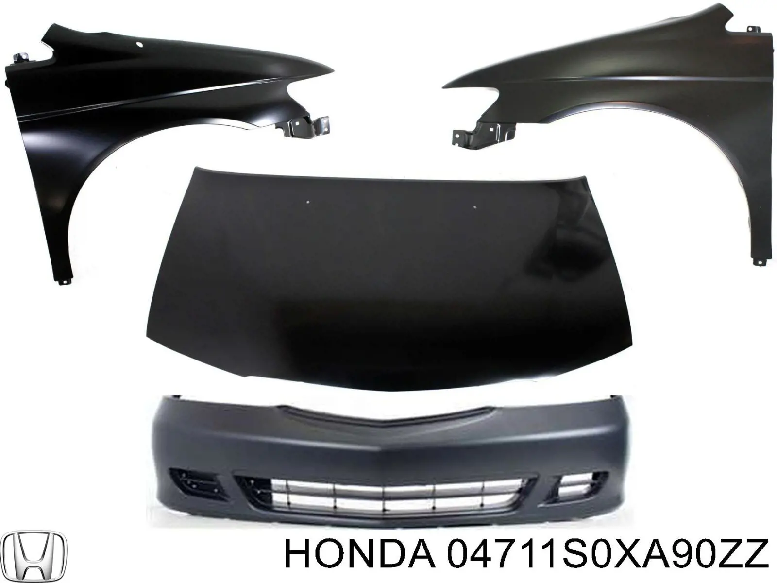 Parachoques delantero Honda Odyssey RB