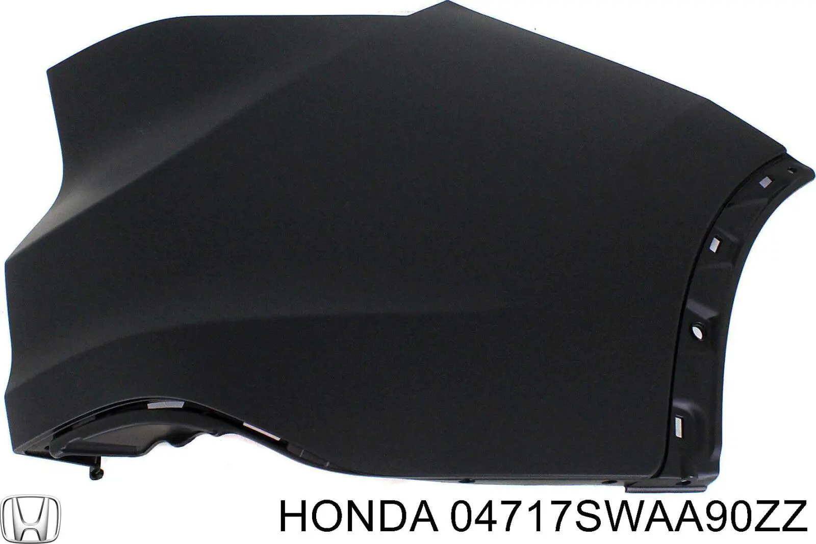 Paragolpes trasero, parte derecha para Honda CR-V (RE)