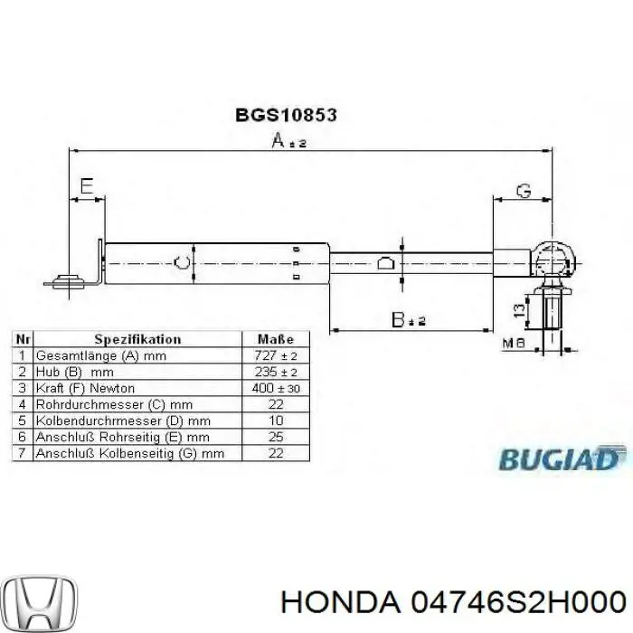 04746S2H000 Honda