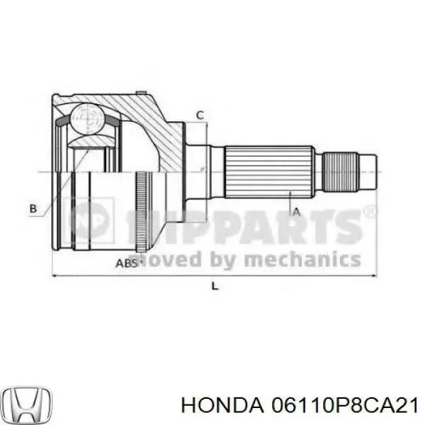 06110P8CA21 Honda