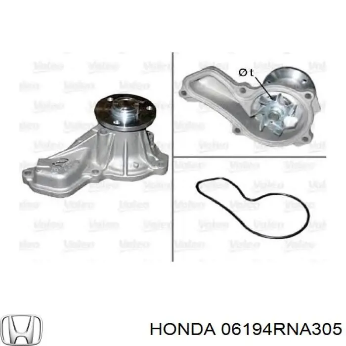 06194RNA305 Honda bomba de agua
