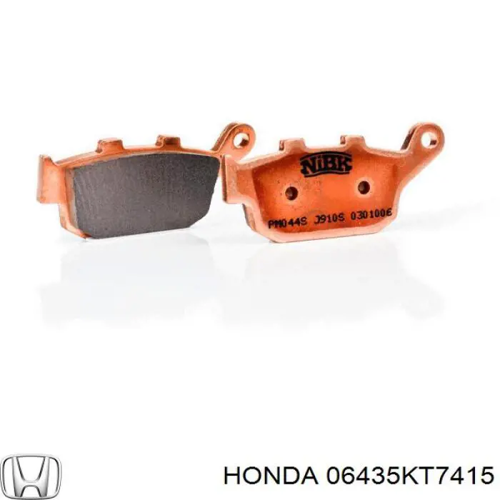 Comprar 06435KT7415 Honda Pastillas de freno traseras