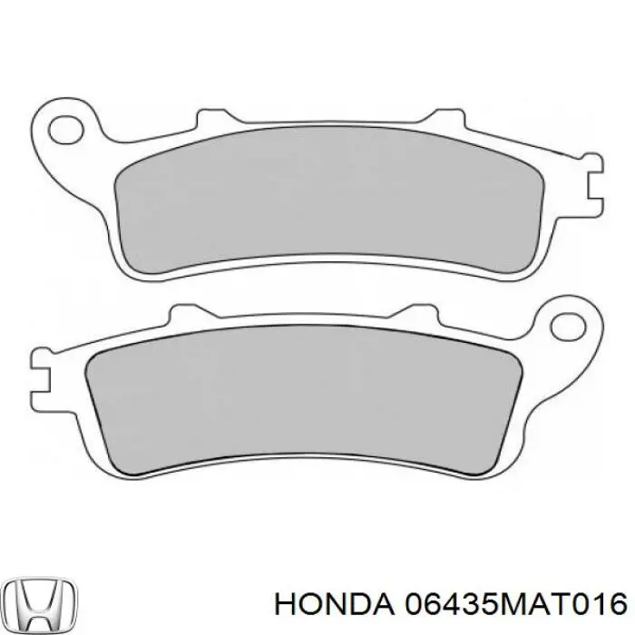 06435MAT016 Honda pastillas de freno traseras