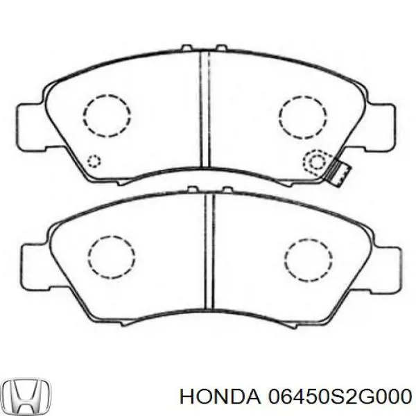 06450S2G000 Honda pastillas de freno delanteras