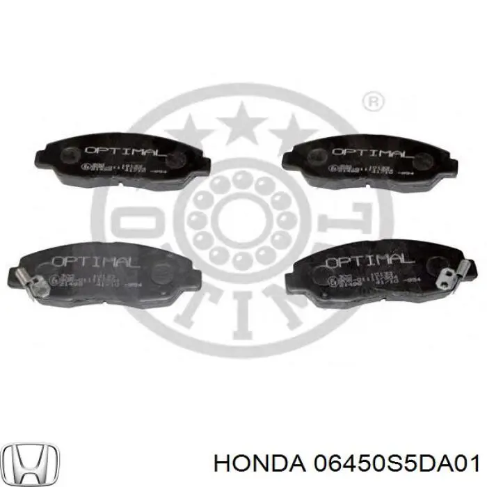 06450S5DA01 Honda pastillas de freno delanteras