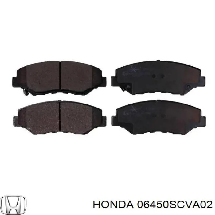 06450SCVA02 Honda pastillas de freno delanteras