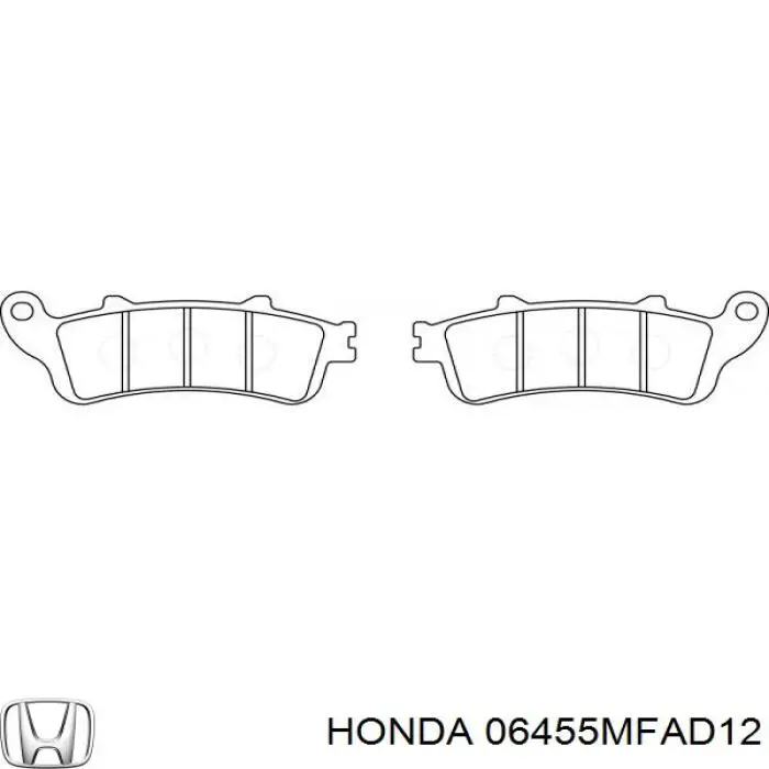 Pastillas freno delanteras Honda 06455MFAD12 precio, desde 10,32 EUR