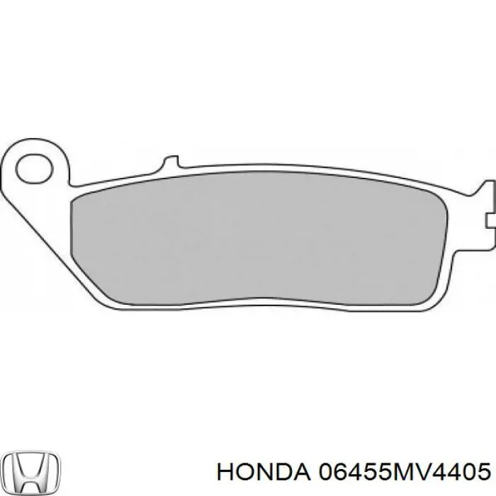 06455MV4405 Honda pastillas de freno delanteras