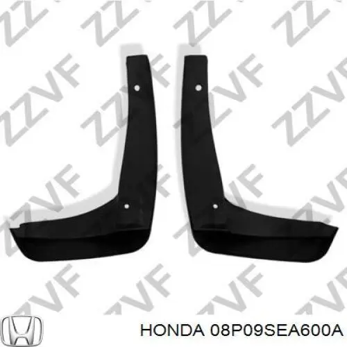 Juego de faldillas guardabarro traseros para Honda Accord (CU)