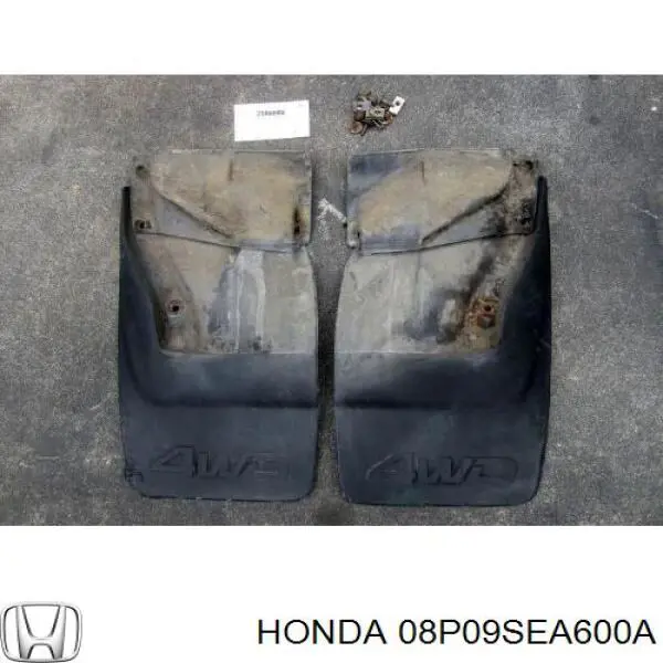 Juego de faldillas guardabarro traseros para Honda Accord VIII CU