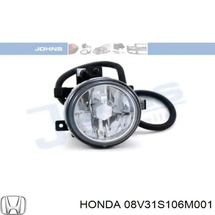 Faro antiniebla izquierdo y derecho 08V31S106M001 Honda