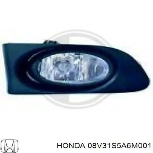 Luz antiniebla derecha para Honda Civic (EM)
