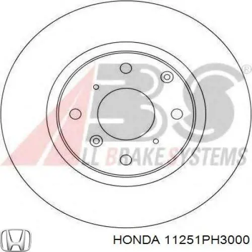 11251PH3000 Honda junta, cárter de aceite