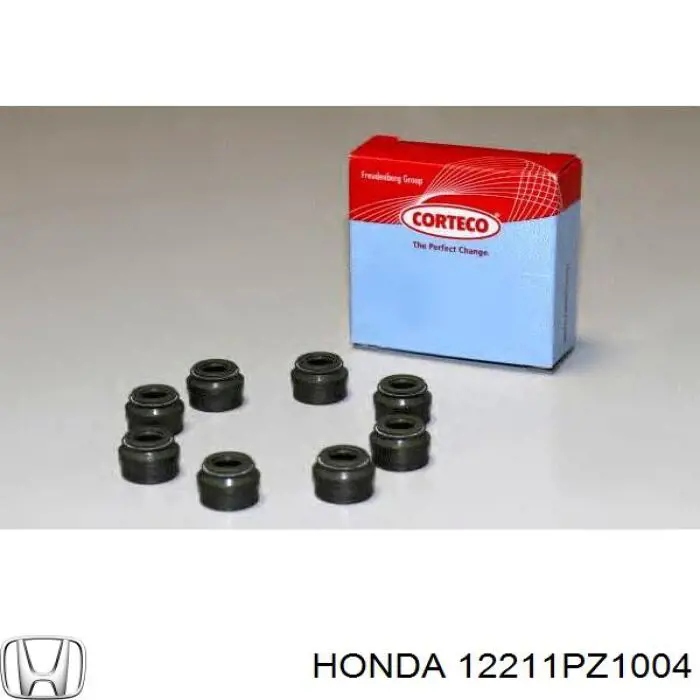 12211PZ1004 Honda anillo de junta, vástago de válvula de escape